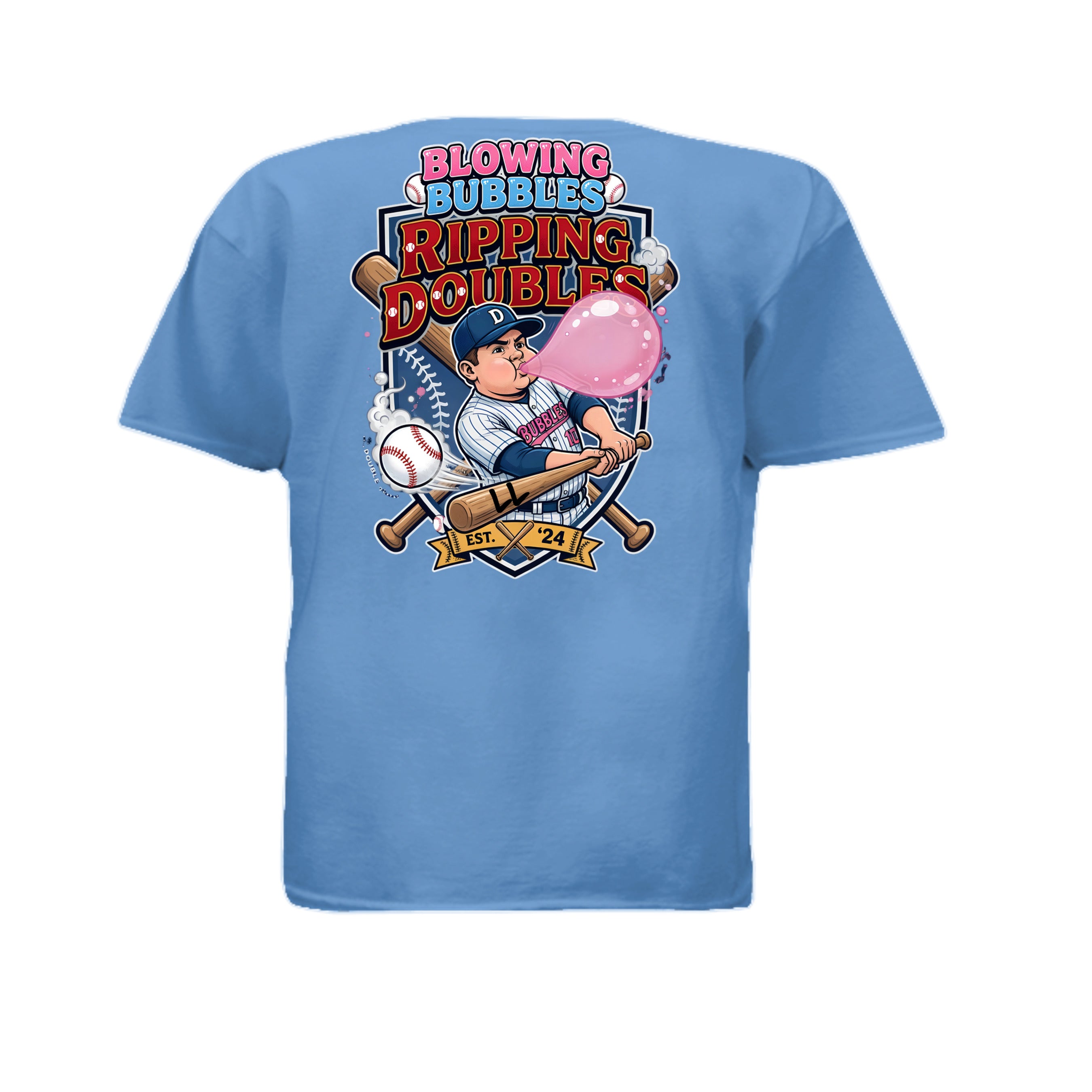 Heather Columbia Blue - 3312 - BACK