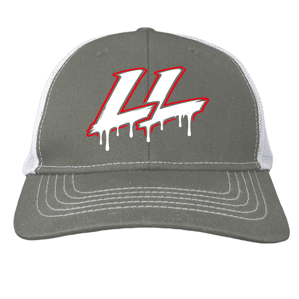 Heather Grey/ White - YC402 - FRONT